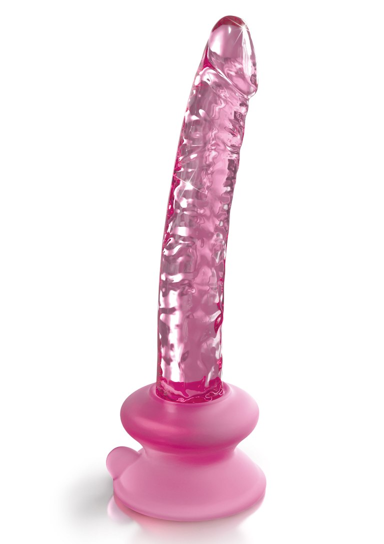 Icicles No86 Glass Dildo Hồng - Massager Kính Mịn 17cm