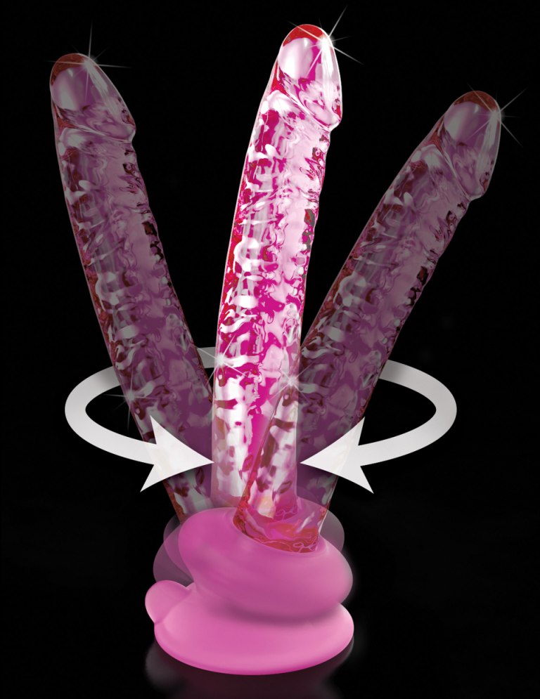 Icicles No86 Glass Dildo Hồng - Massager Kính Mịn 17cm