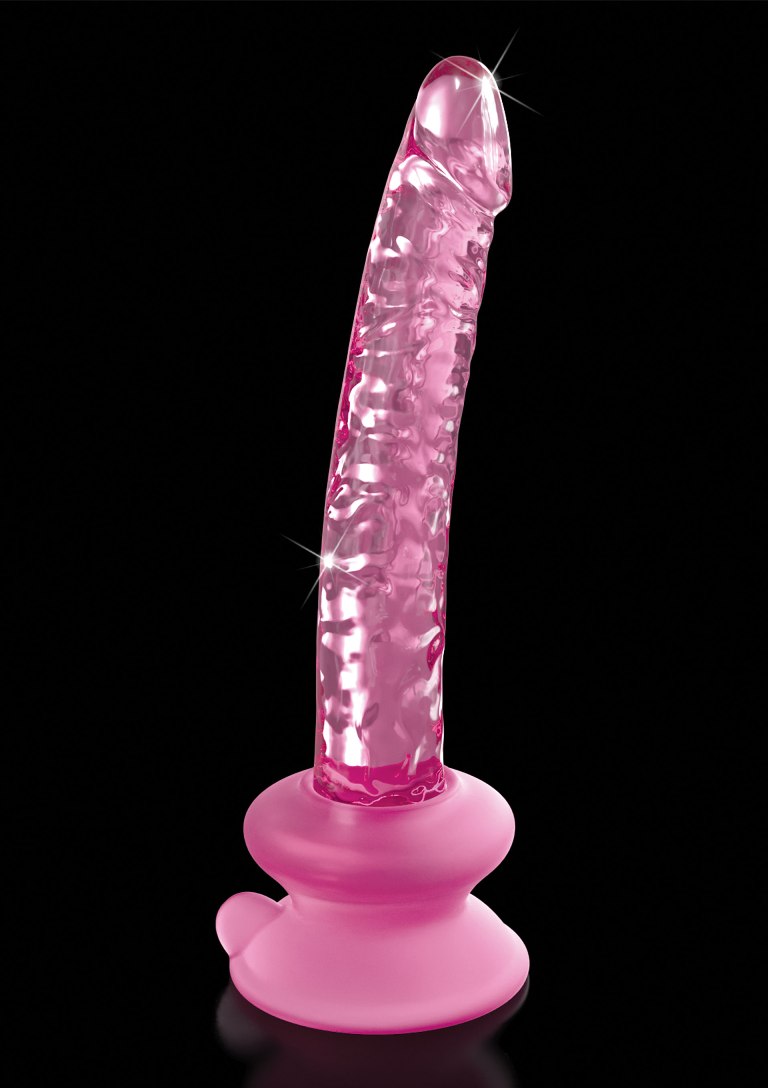 Icicles No86 Glass Dildo Hồng - Massager Kính Mịn 17cm