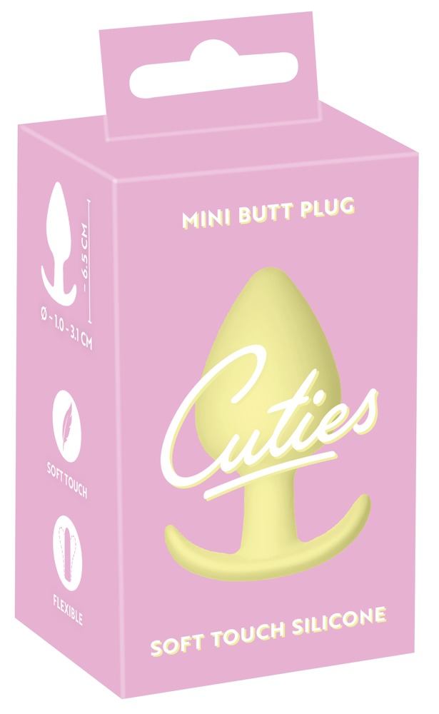 Cuties Mini Plug Hậu Môn Vàng 3.1cm Thoải Mái An Toàn