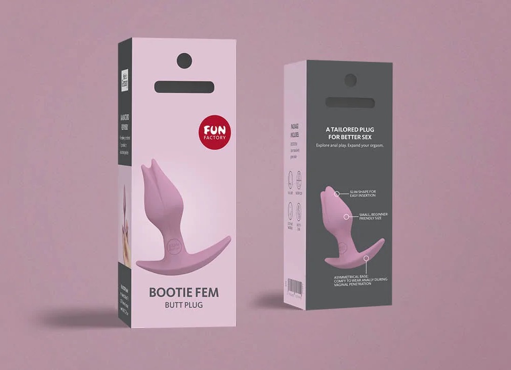 Butt Plug Fun Factory Bootie Fem Hồng Tulip Quyến Rũ