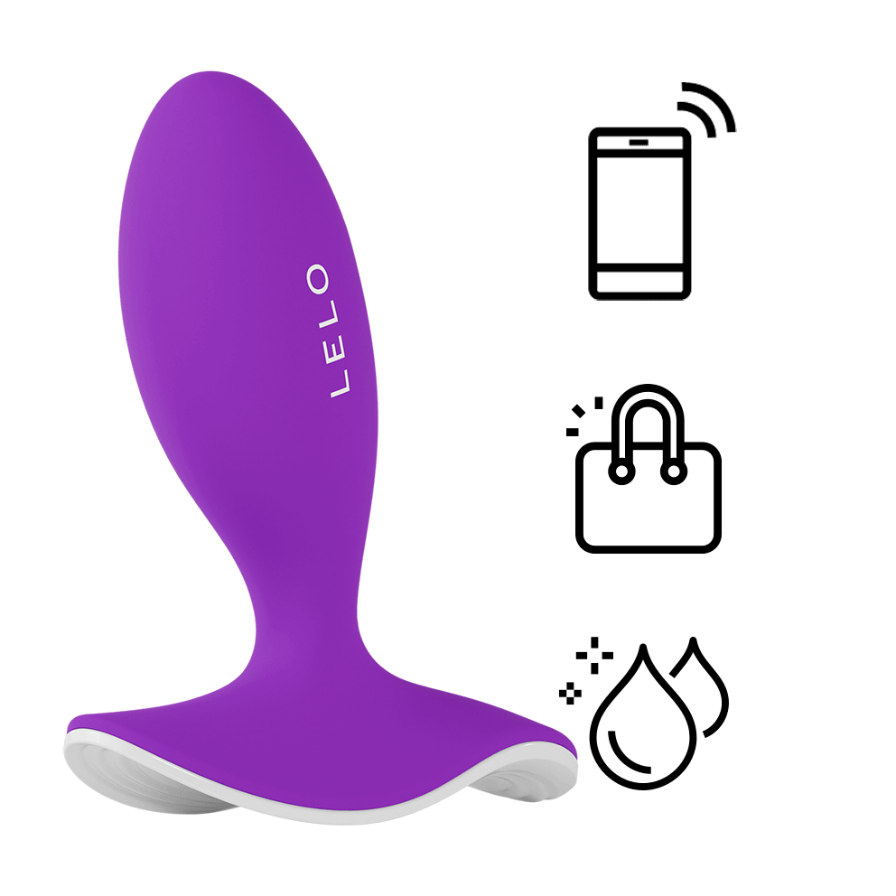 Lelo Surfer Tím APP Massage Tiền Liệt Tuyến 10.3cm Chống Nước