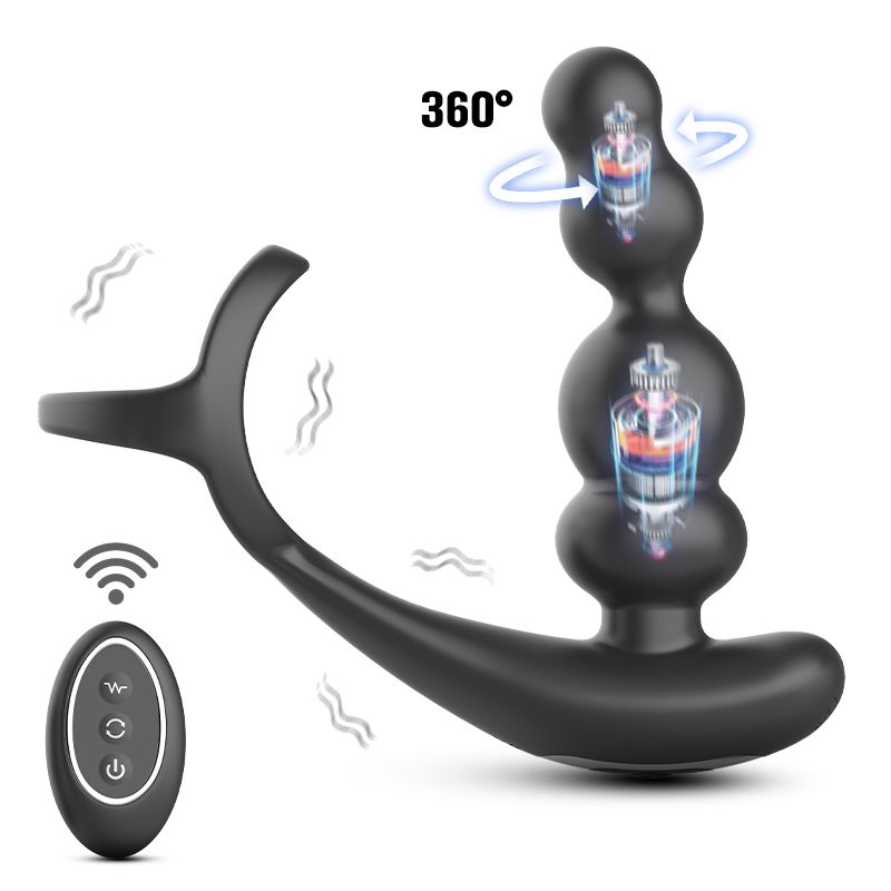 MyToys MyRevo Anal Plug Đen Rung Xoay 360° Remote