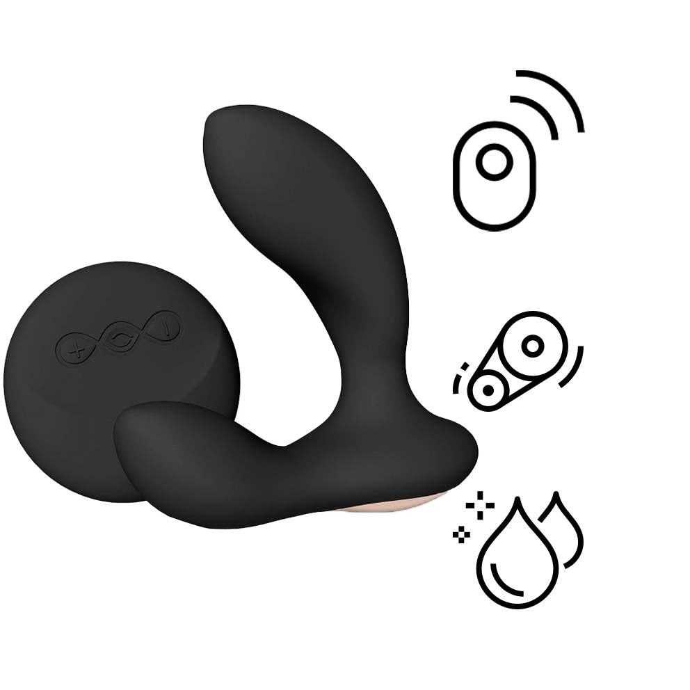 Lelo Hugo 2 Prostate Remote Đen Siêu Mạnh 7cm
