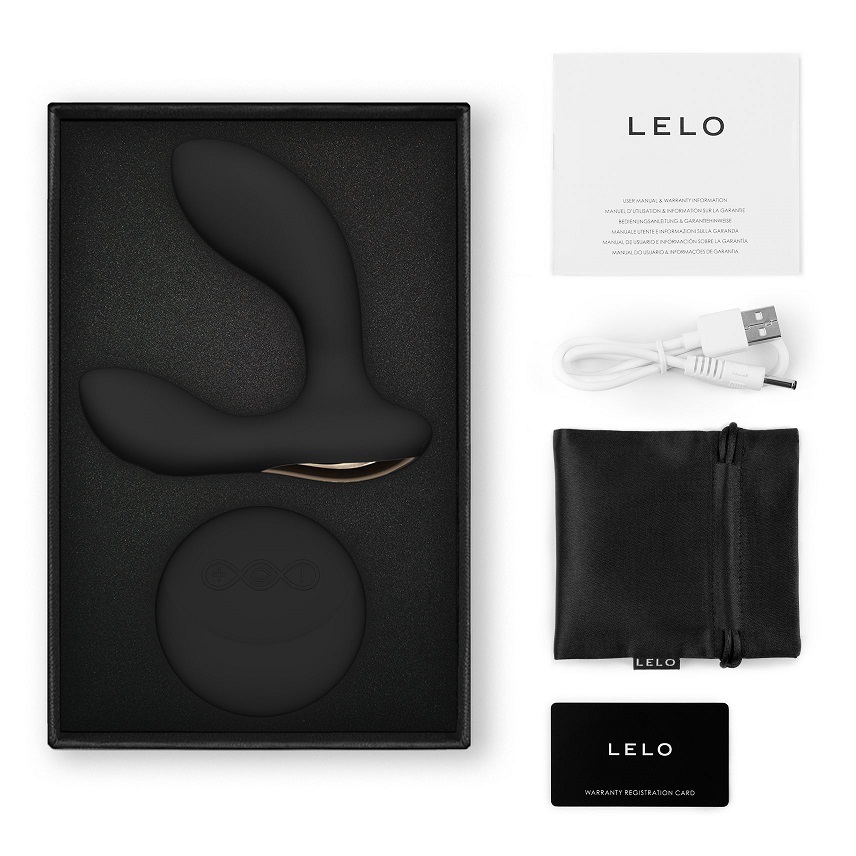 Lelo Hugo 2 Prostate Đen Remote – Massage Tiền Liệt Siêu Mạnh 7cm