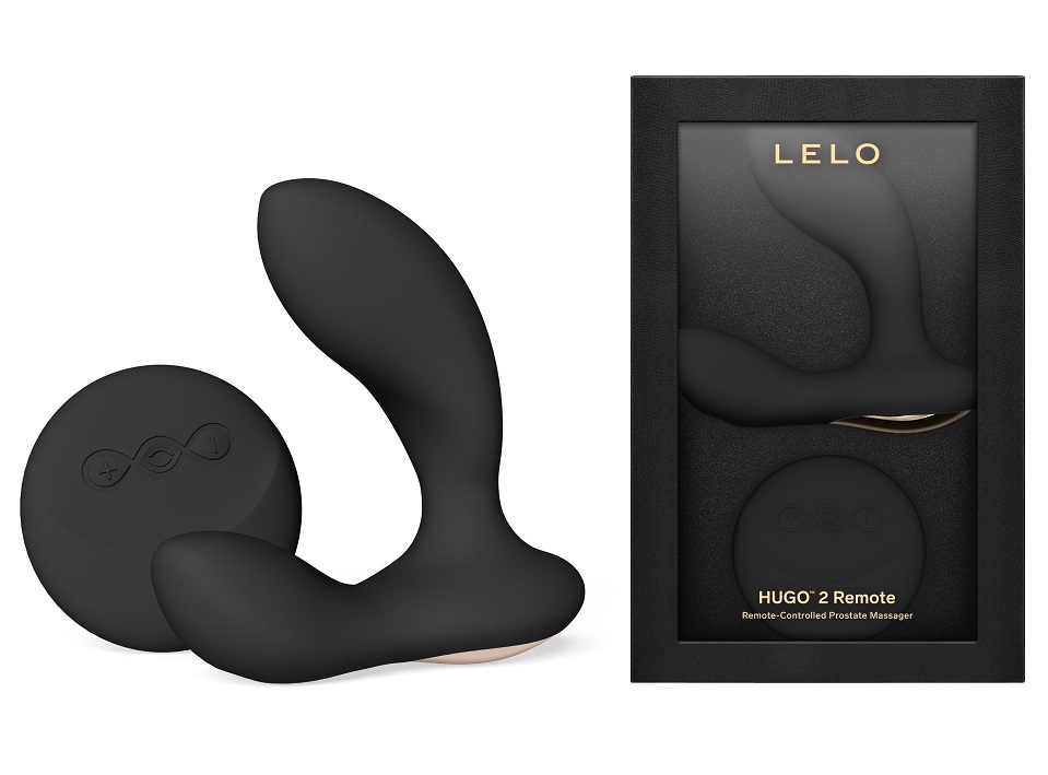 Lelo Hugo 2 Prostate Đen Remote – Massage Tiền Liệt Siêu Mạnh 7cm