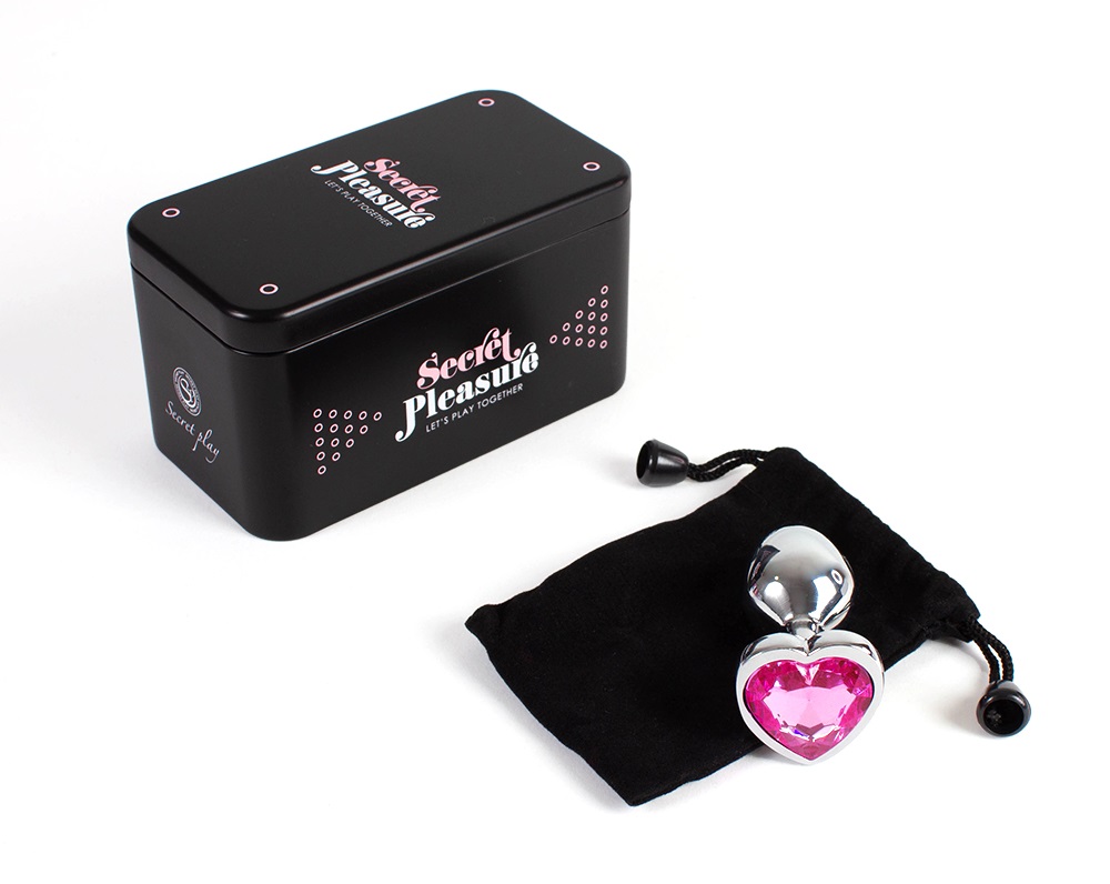 Nút Đít Tim Secret Play Kim Loại 2.8cm Quyến Rũ Thỏa Mãn