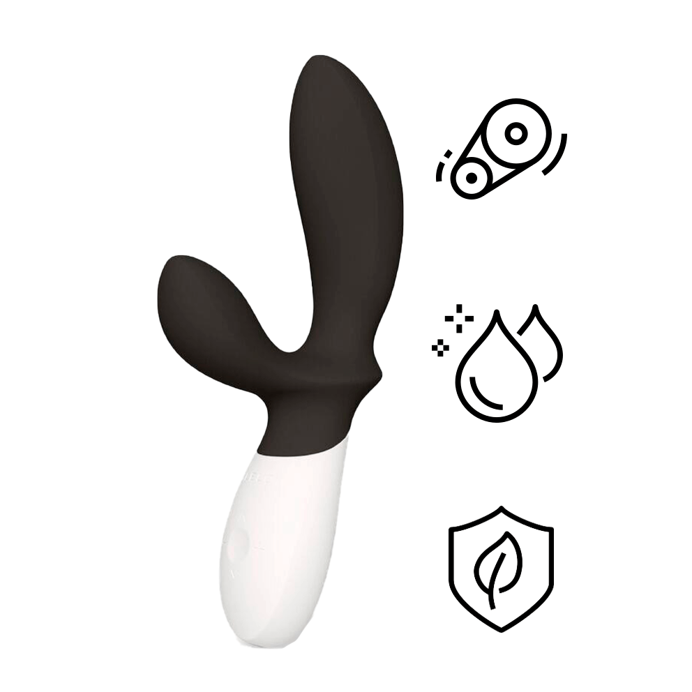 Lelo Loki Wave 2 Đen Rung Sóng Tiền Liệt Tuyến