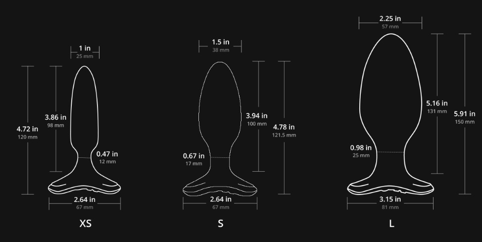 Lovense Hush 2 Se Đuôi Đen S 3.8cm Siêu Thích