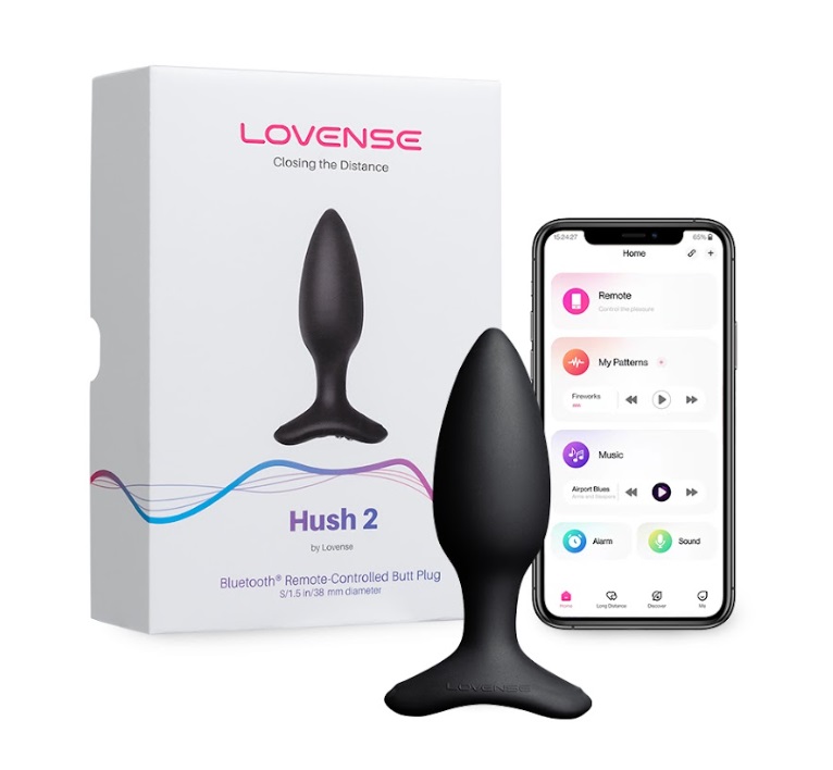 Lovense Hush 2 Se Đuôi Đen S 3.8cm Siêu Thích