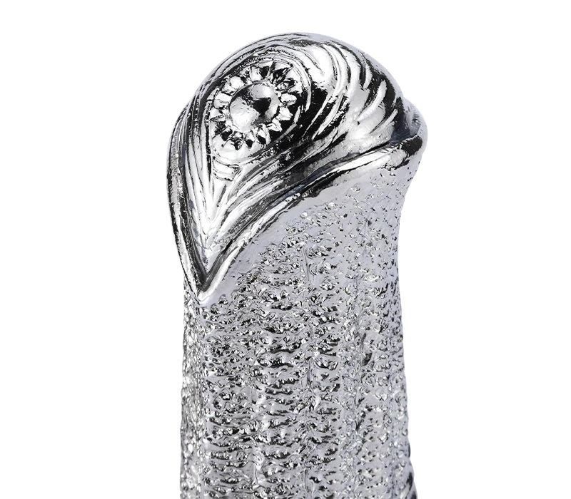 Dildo G-Spot MT Bạc Kim Loại 17.5cm Kích Thích