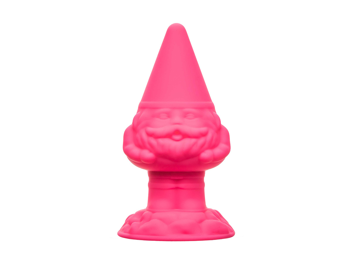 Naughty Bits Anal Gnome Plug Hồng Silicone Lùn Xinh Kích Thích Vui