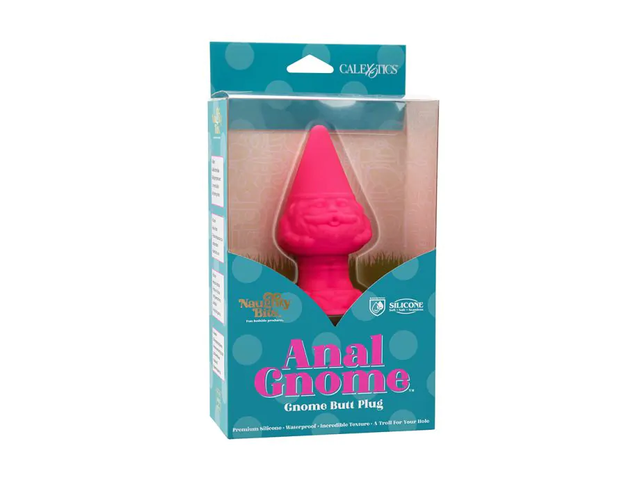 Naughty Bits Anal Gnome Plug Hồng Silicone Lùn Xinh Kích Thích Vui