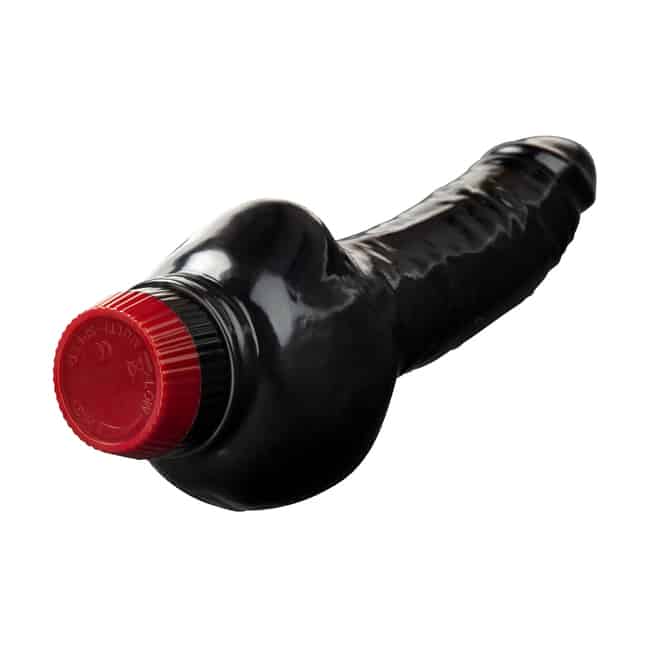 BlueLine Anal Rung 20cm Đen Đâm Sâu Kích Thích Hậu Môn