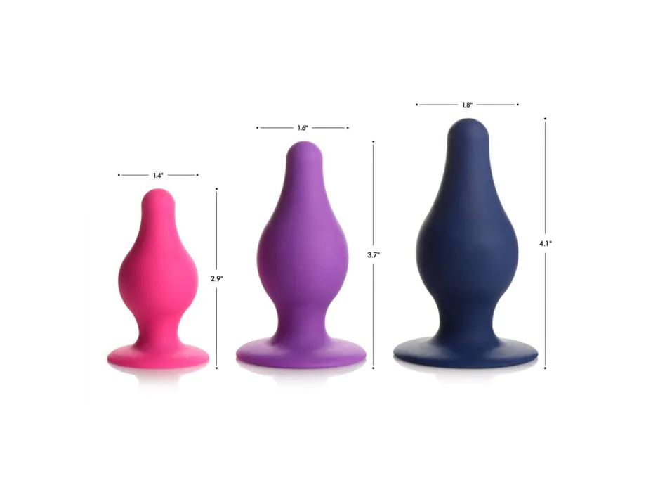 Plug Squeeze-It Tapered Xanh 1.8cm Ép Hậu Môn Linh Hoạt