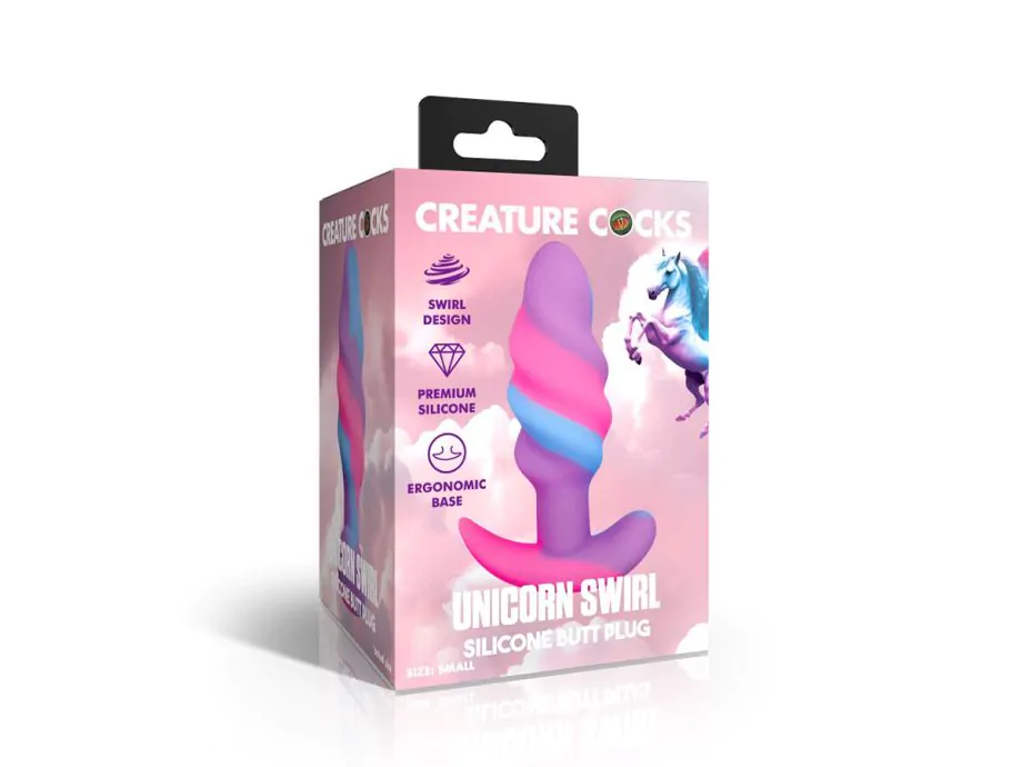 Unicorn Swirl Plug Small Màu Kì Lân Kích Thích Phép Màu
