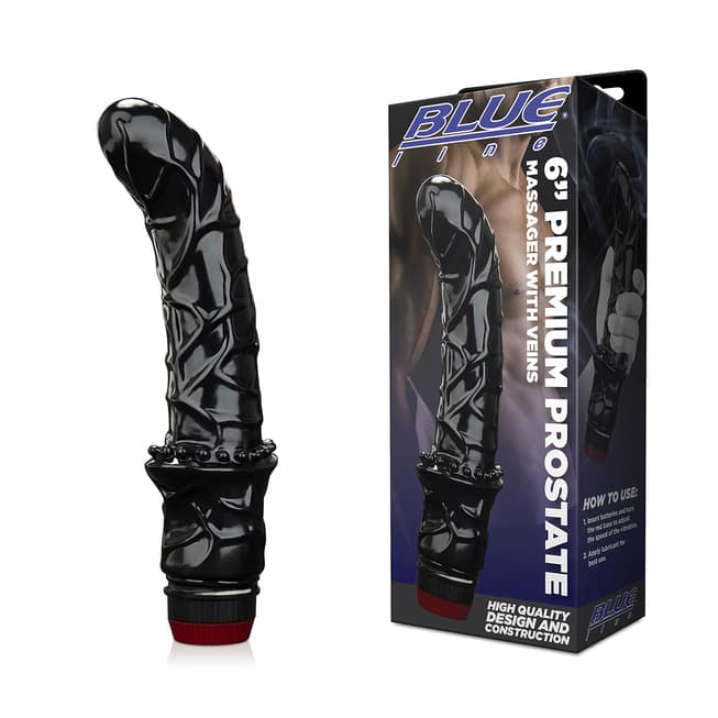 Massager Tiền Tỉnh BlueLine Đen 22cm Siêu Mạnh