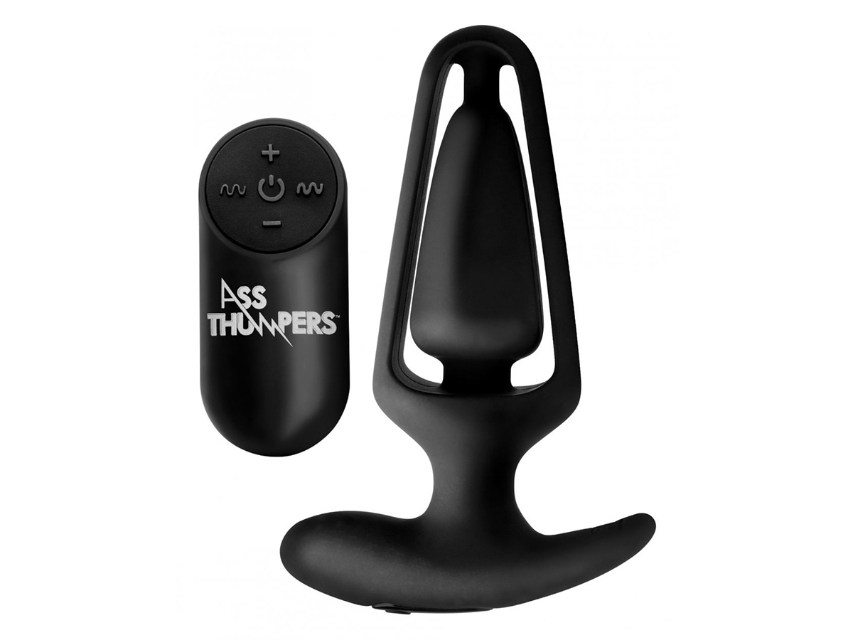 7X Plug Anal Silicone Rung Trống Rỗng Thumpers Siêu Mạnh Lên Đỉnh 