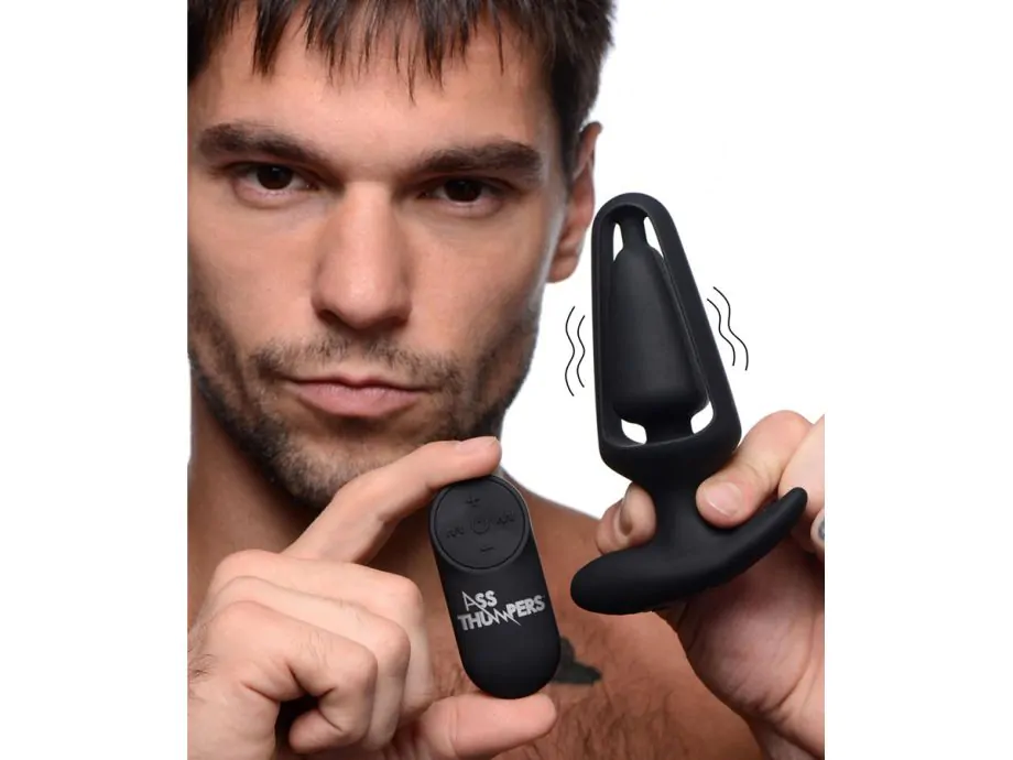 7X Thumpers Hollow Anal Plug Rung Strong Siêu Đỉnh