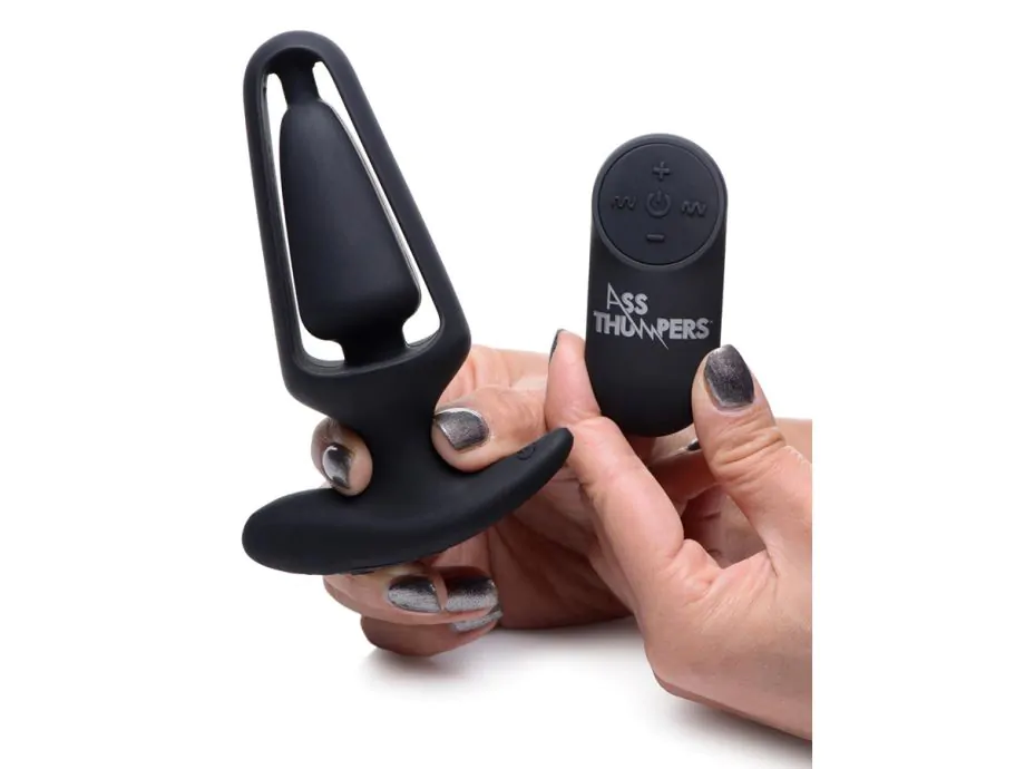 7X Thumpers Hollow Anal Plug Rung Strong Siêu Đỉnh