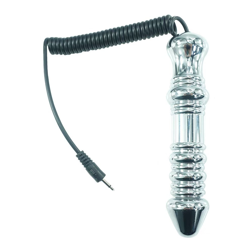 Estim Dildo Kim Loại 13.5cm Sốc Điện Kích Thích Mạnh