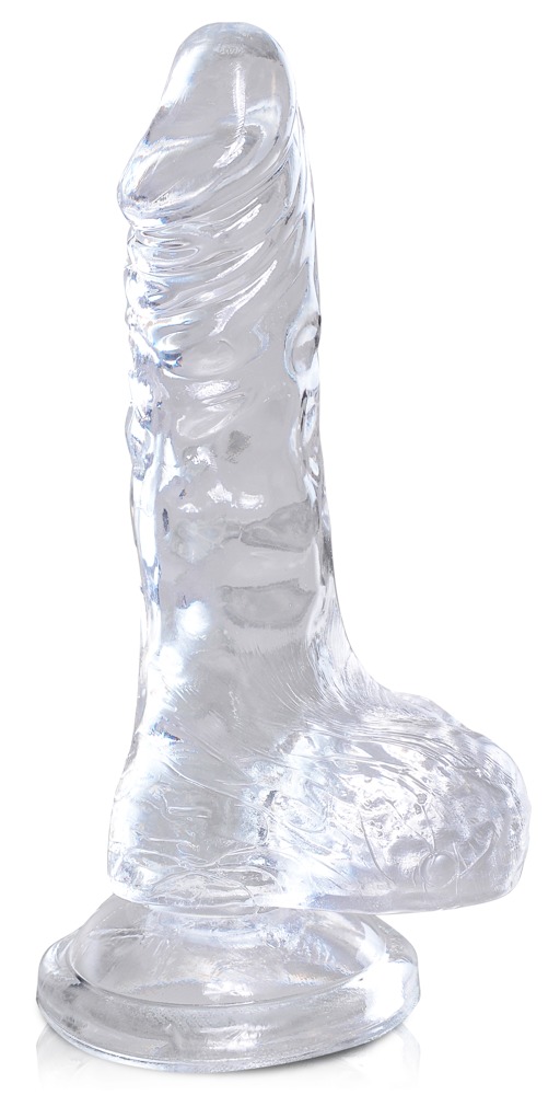 King Cock Fake 4 Inch Biên Vú Trong Suốt