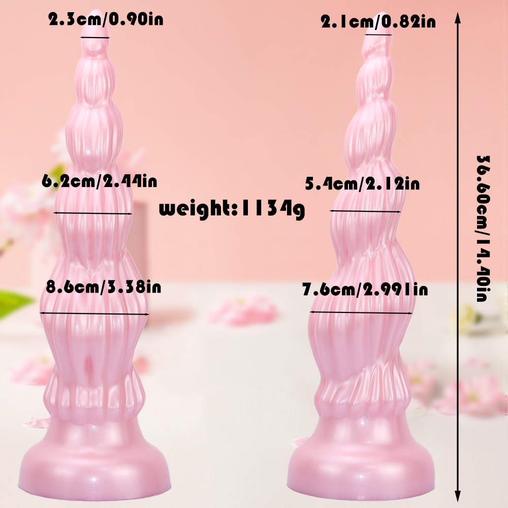 Nút Hậu Môn 36cm Côn Mềm Khổng Lồ Kích Thích Cực Đỉnh