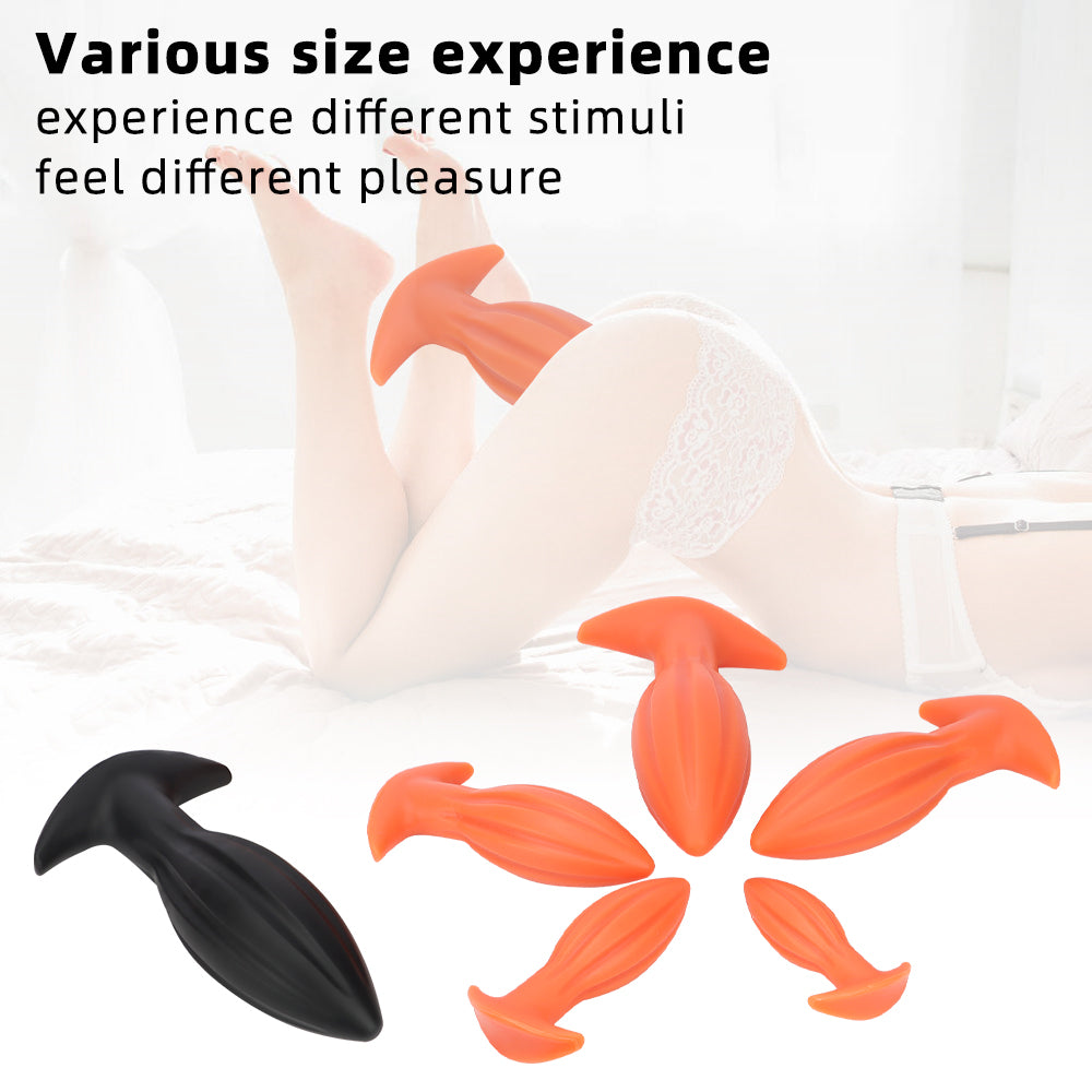 Prismatic Giant Butt Plug Kit Silicone Lớn Đa Sắc
