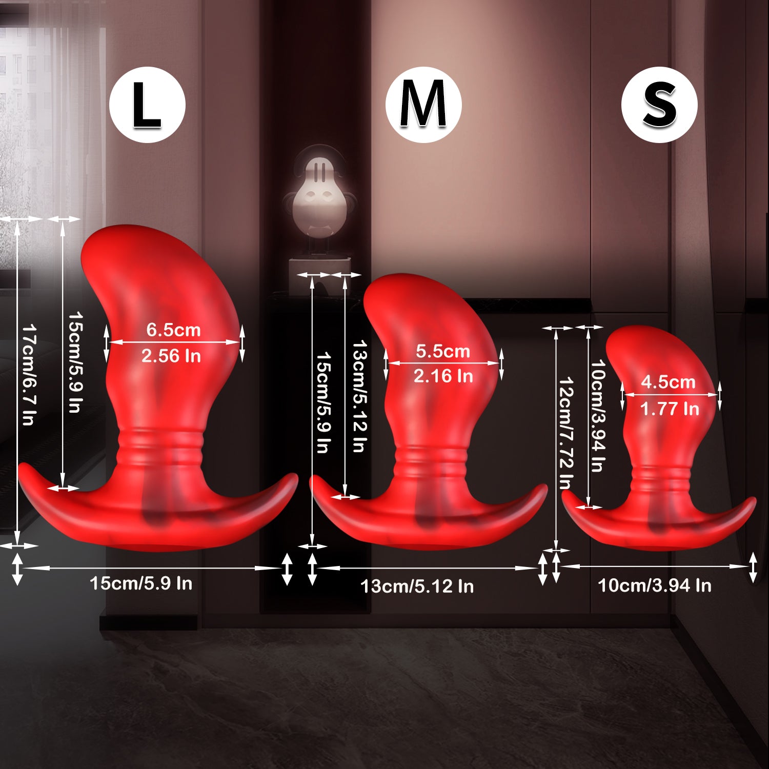 Red Ball Plug Silicone Lớn An Toàn Cao Cấp Siêu Thoải Mái