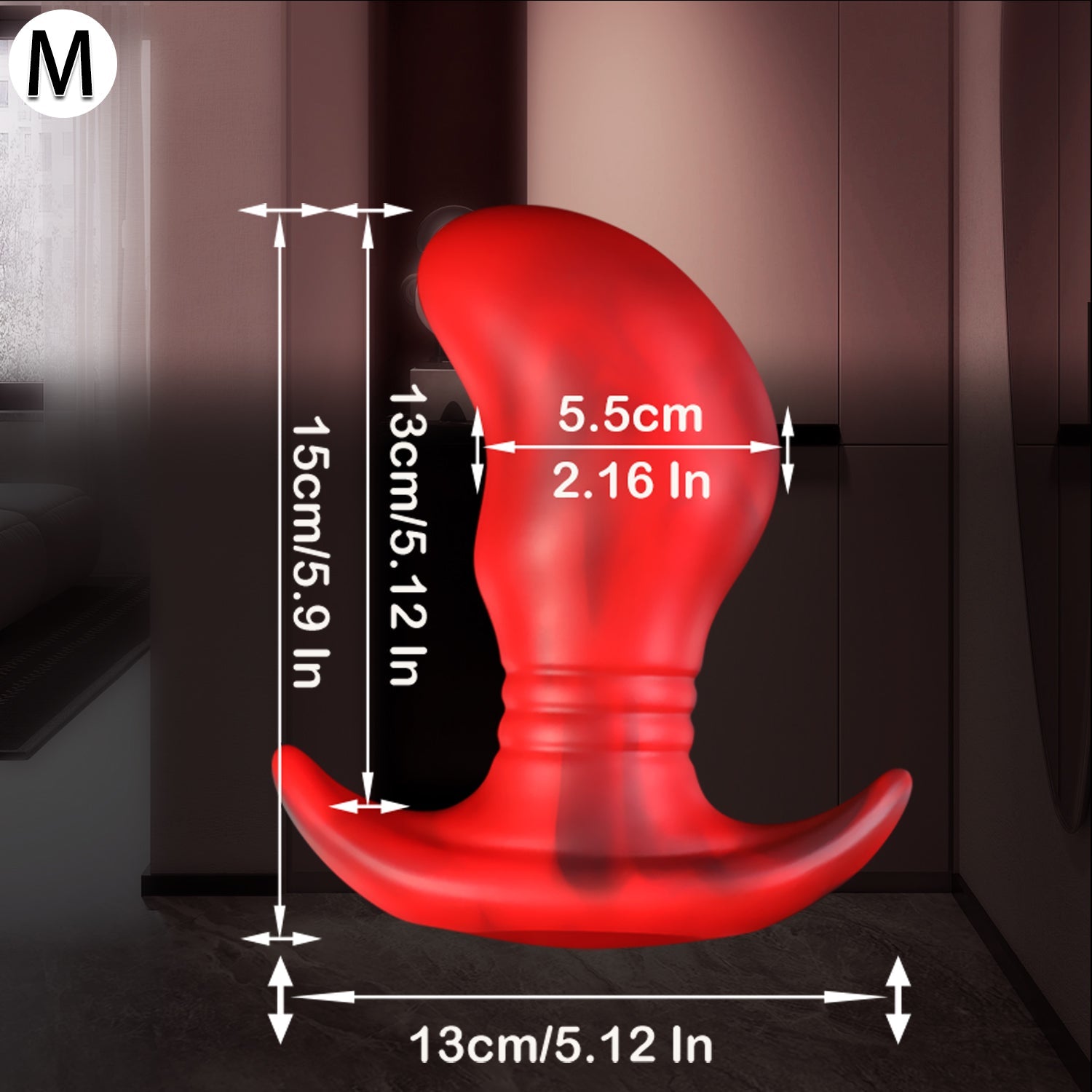 Red Ball Plug Silicone Lớn An Toàn Cao Cấp Siêu Thoải Mái