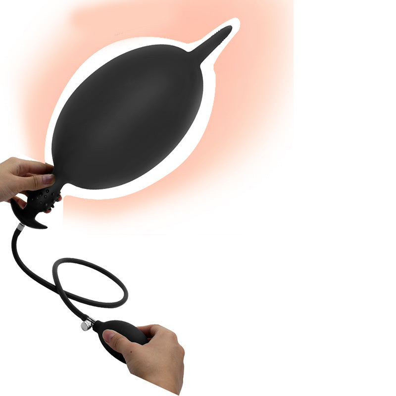 Nút Bơm Hậu Môn Đen Gai Mỏng Khí Hư Đỉnh Cao