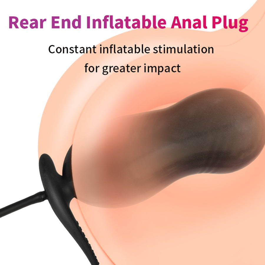 Peek Hollow Anal Ring Plug Co Giãn Quan Sát Nóng Bỏng