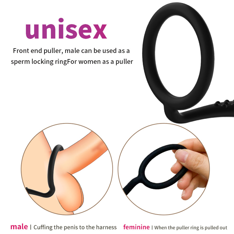 Peek Hollow Anal Ring Plug Co Giãn Quan Sát Nóng Bỏng
