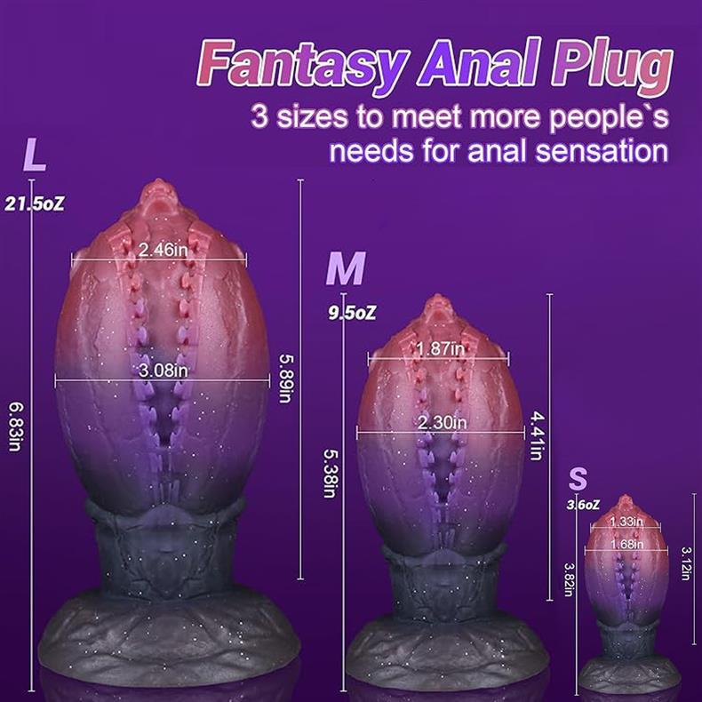 Dinosaur Egg Soft Plug Lớn Mềm Siêu Lớn Kích Thích