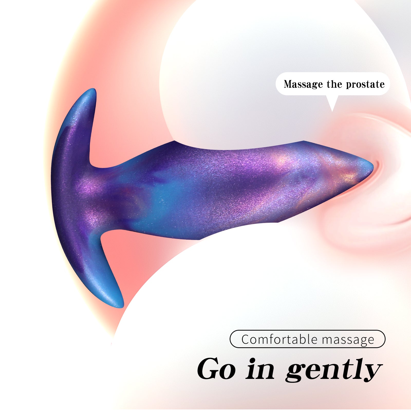 Bộ Plug Hình Nón Tím 5 Cỡ Silicone Mịn Màng Kích Thích Hậu Môn