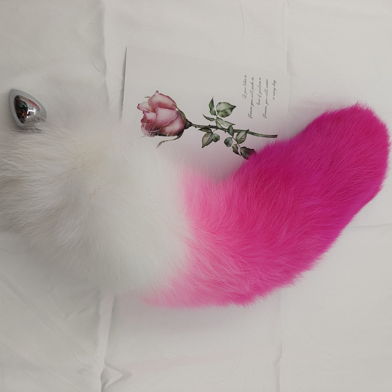 Butt Plug Đuôi Cáo Hồng Lông Thật Dễ Thương Ngọt Ngào Fantasy Butt Plug Đuôi Cáo Hồng Lông Thật Dễ Thương Ngọt Ngào Fantasy