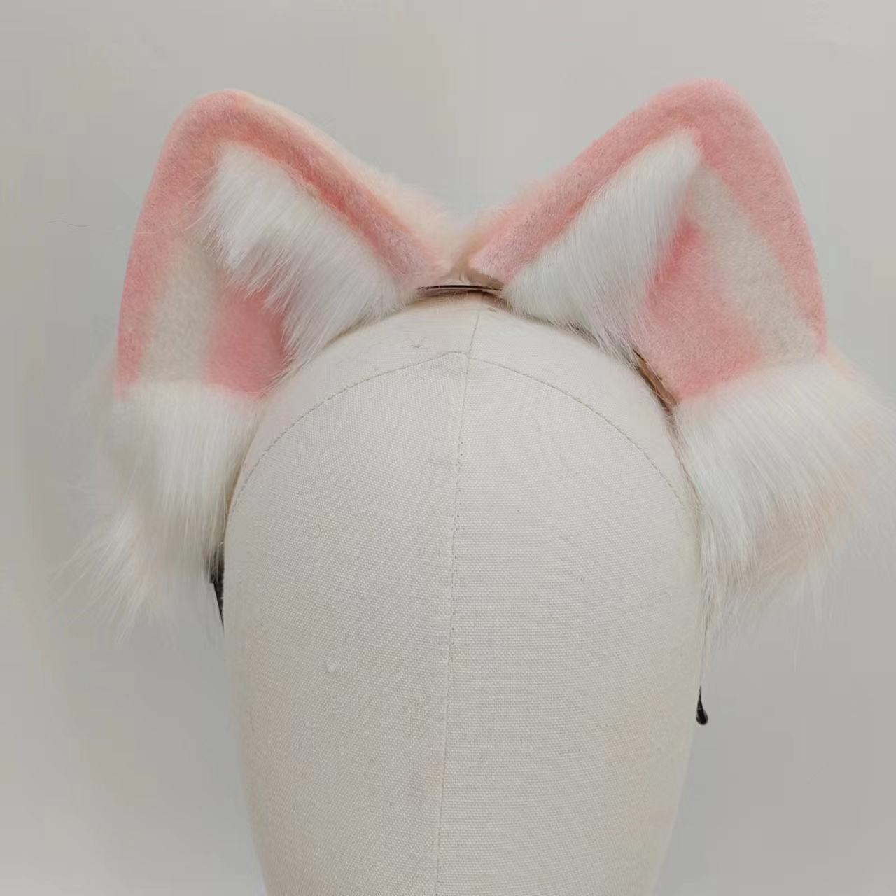 Pink Fox Tail Plug Lông Thật Hồng Dễ Thương