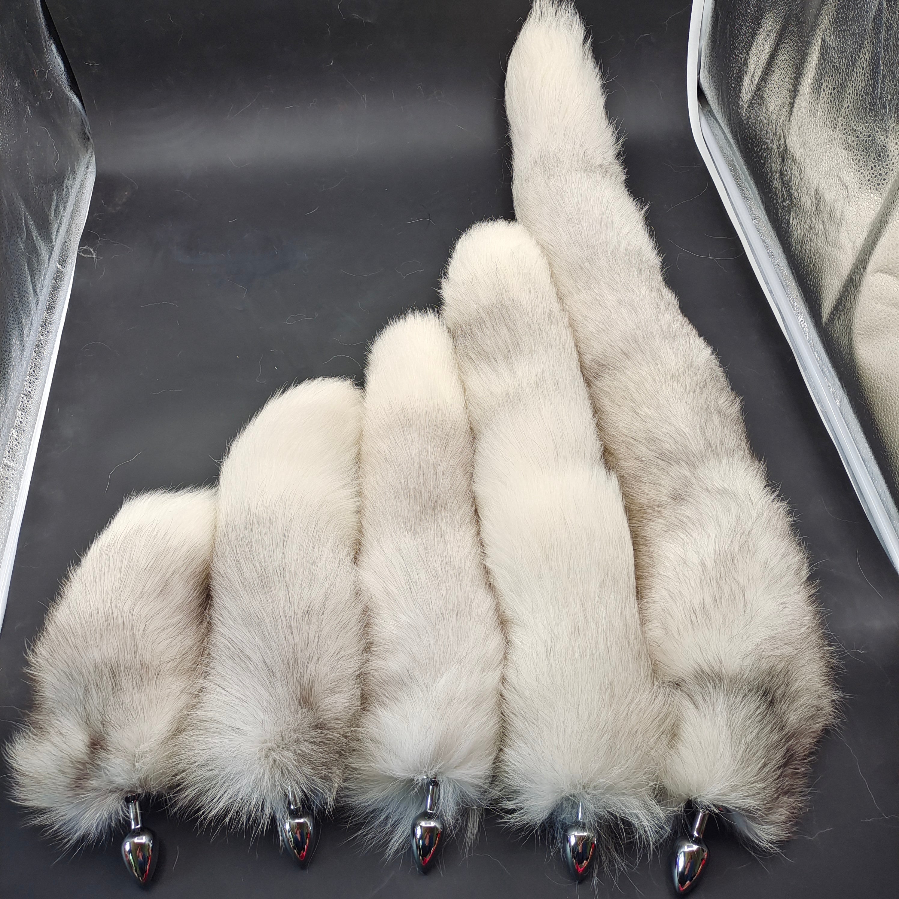 Đuôi Cáo Trắng Furry Plug Fantasy Tháo Rời