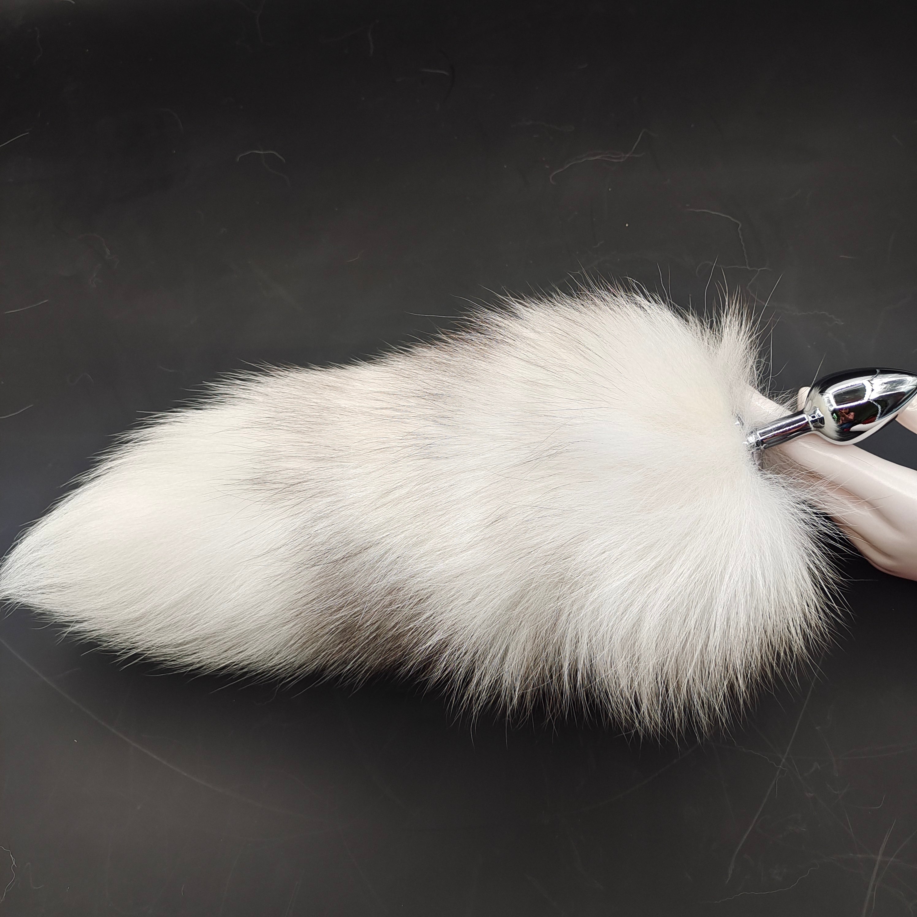 Đuôi Cáo Trắng Furry Plug Fantasy Tháo Rời