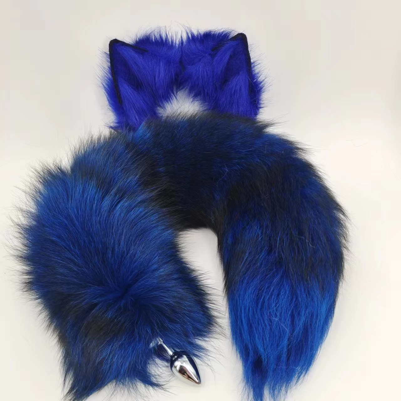 Fox Tail Butt Plug Blue Fantasy Xanh Lông Cáo Quyến Rũ Hoang Dã