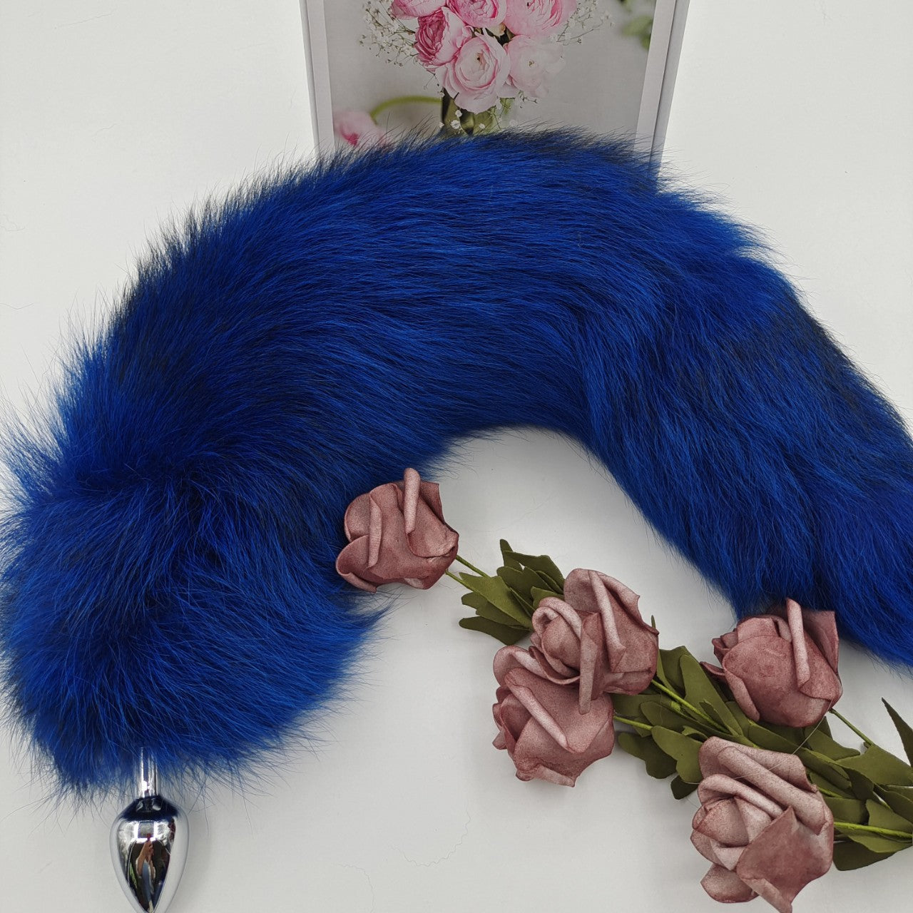Fox Tail Butt Plug Blue Fantasy Xanh Lông Cáo Quyến Rũ Hoang Dã