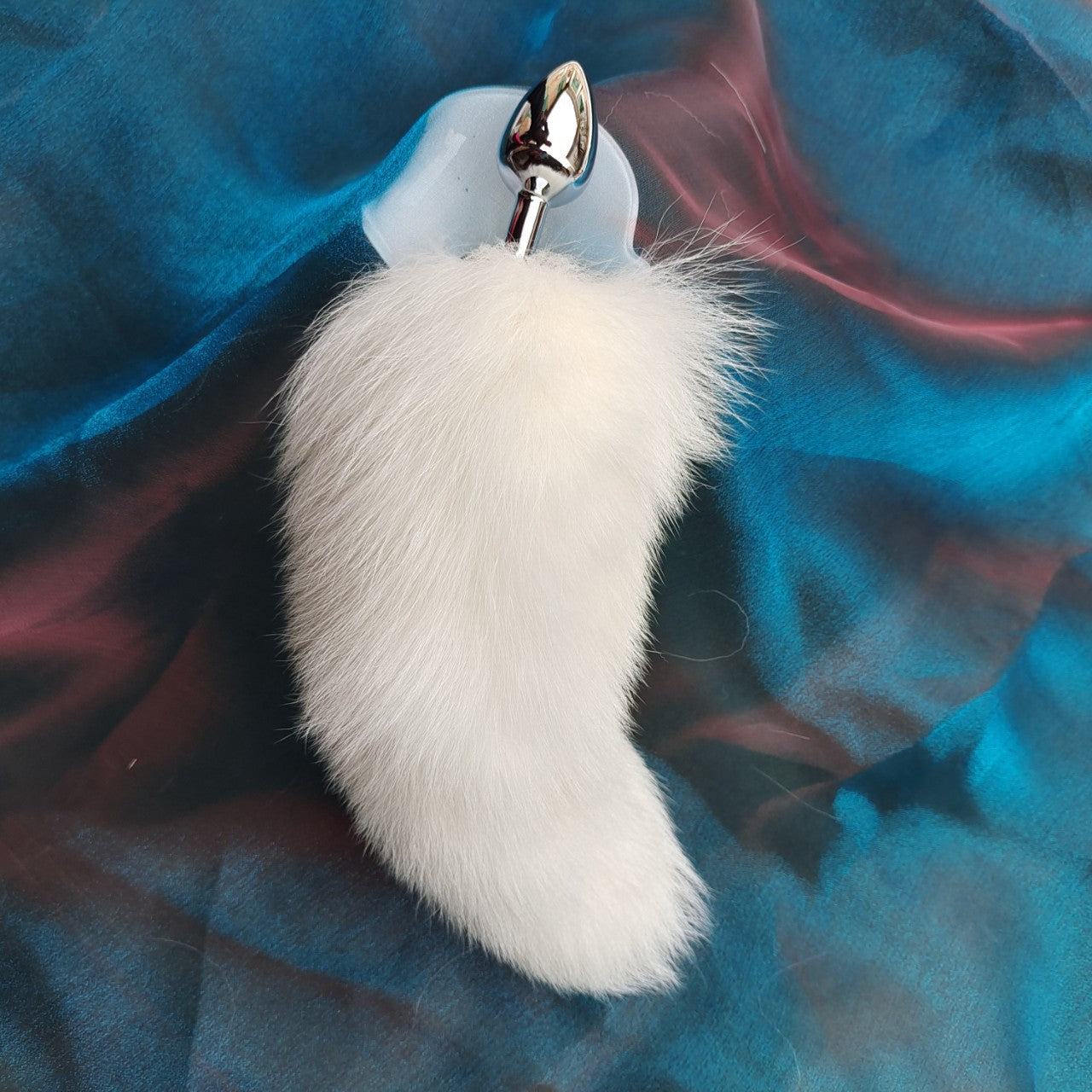 Butt Plug Đuôi Cáo Trắng Metal Fox Siêu Dâm Đãng