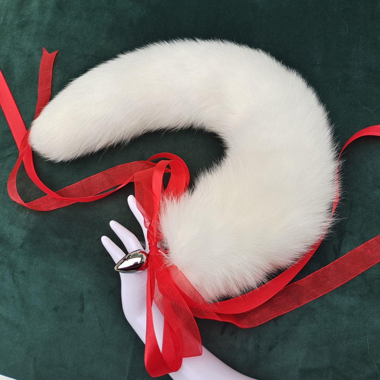 Butt Plug Đuôi Cáo Trắng Metal Fox Siêu Dâm Đãng