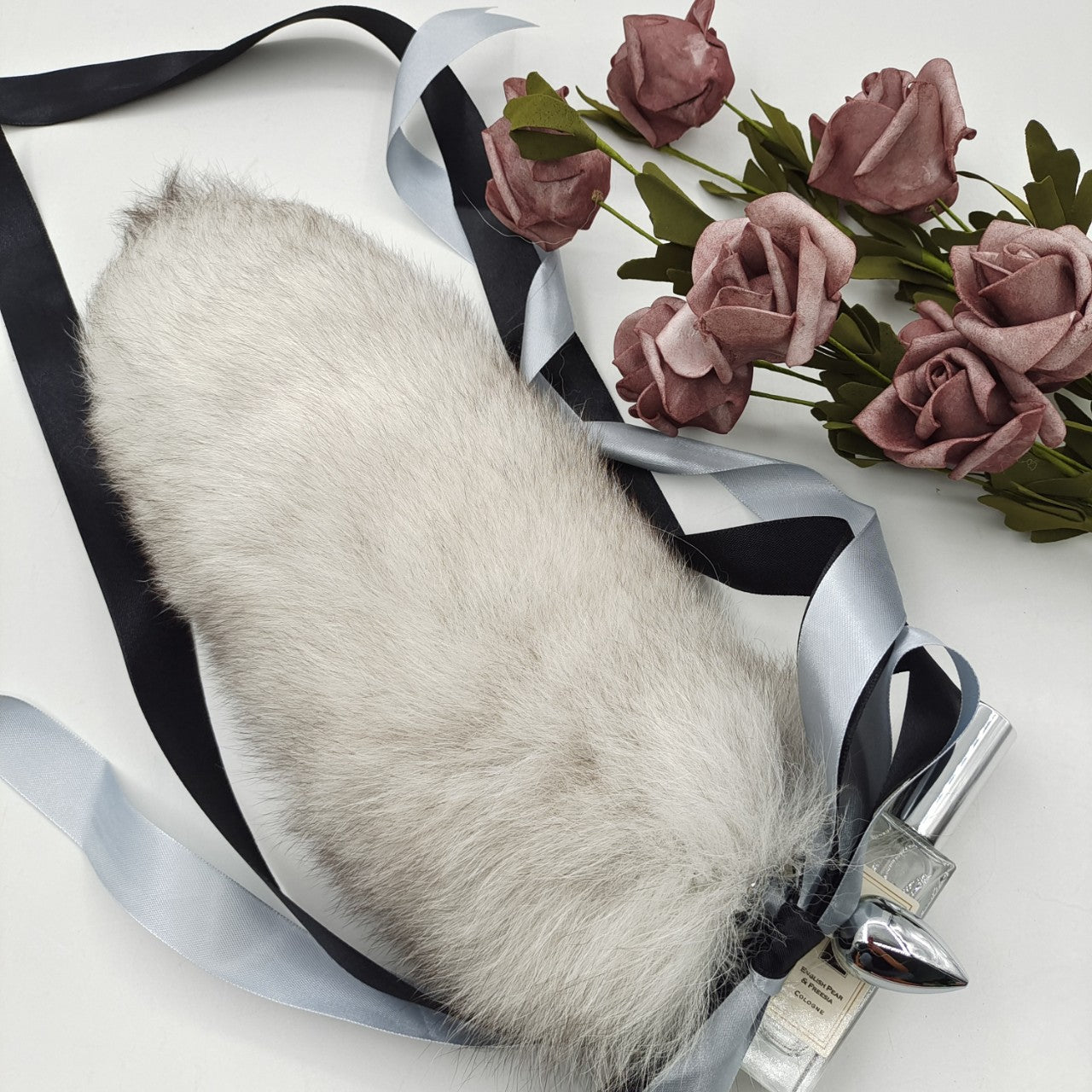 Đuôi Cáo Xám Plug Anal Thật 30-100cm Hoang Dã