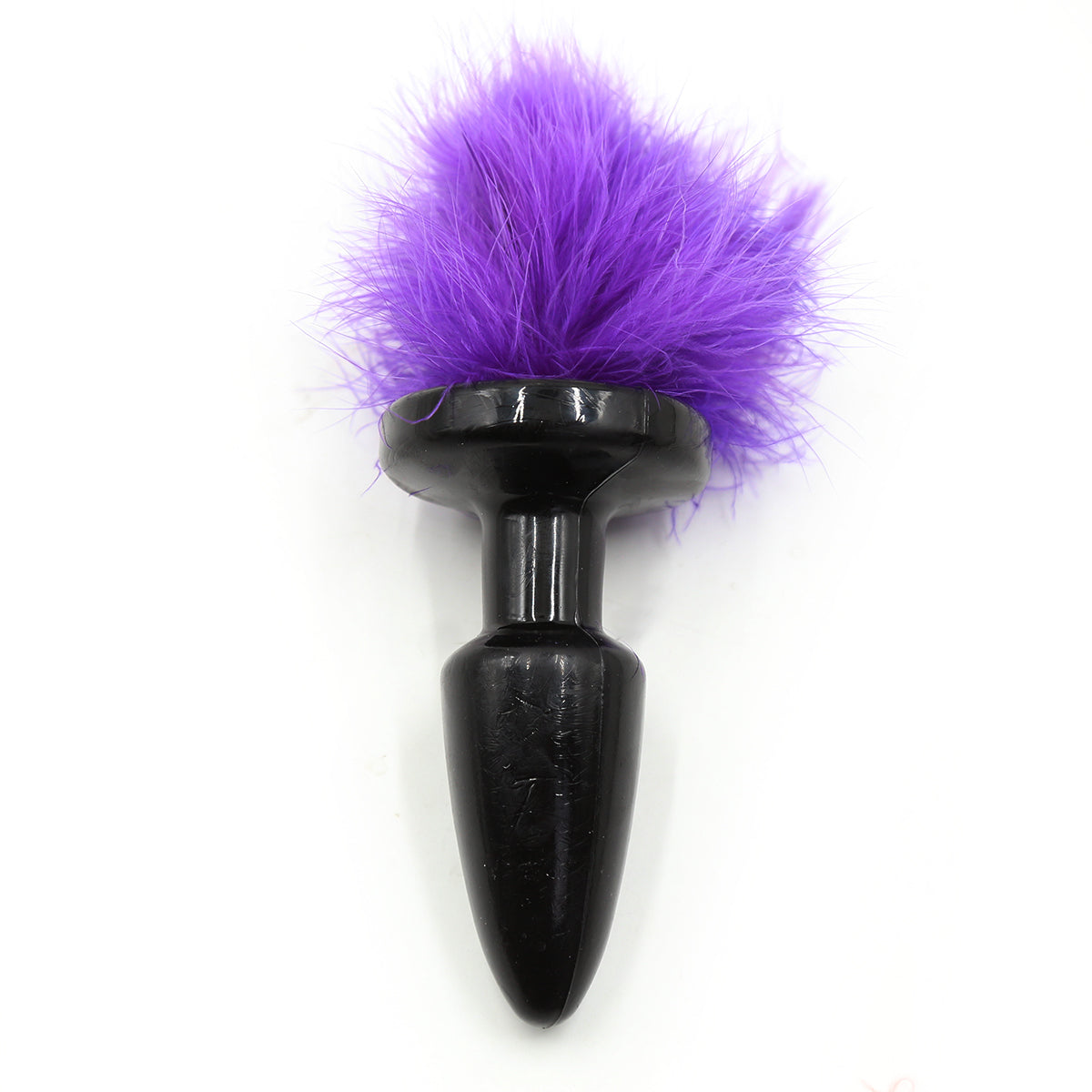 Black Bunny Tail Plug Silicone Đuôi Thỏ Sexy Huyền Bí