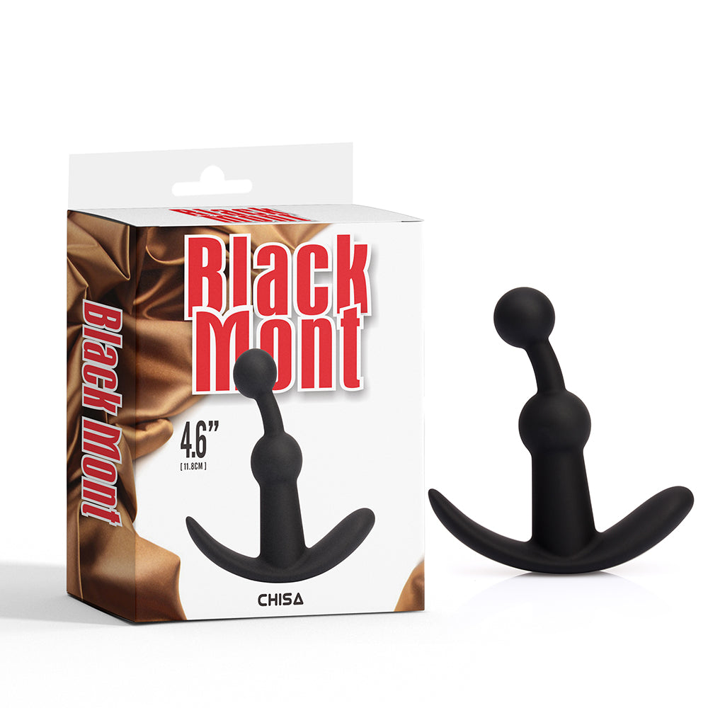 Trứng Rung Chuỗi Black Mont Anus Silicone Mềm Mịn