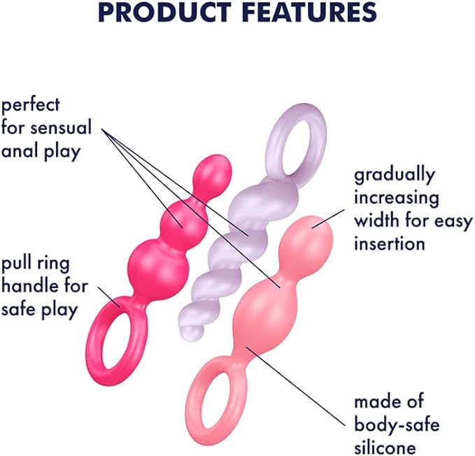 Satisfyer Booty Call Anal Plug Set 3 Miếng
