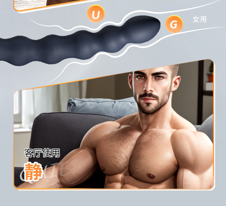 Chuỗi Rung Silicone Massage Tiền Liệt Tuyến Siêu Sướng