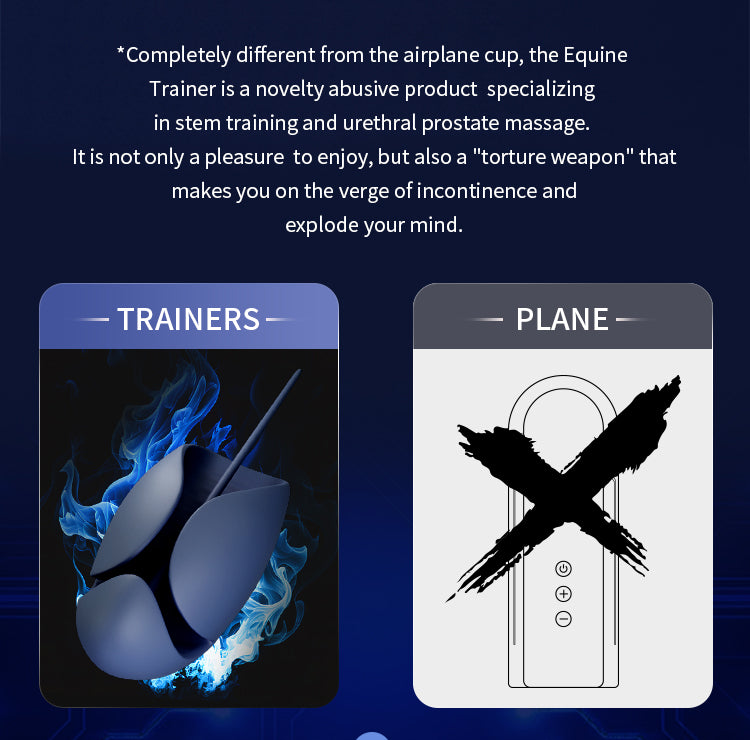 Glans Massager Vibrator Huấn Luyện Ngựa Đực