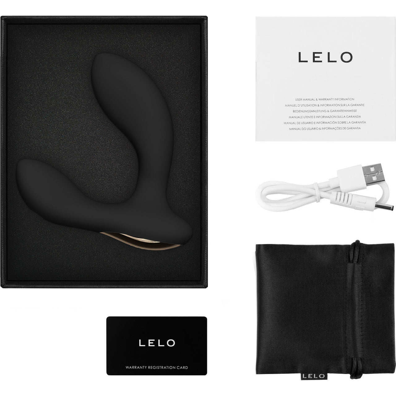LELO HUGO 2 Prostate Rung App Siêu Mạnh Hậu Môn